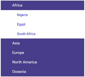 Building an Accordion tree using React TreeView Component