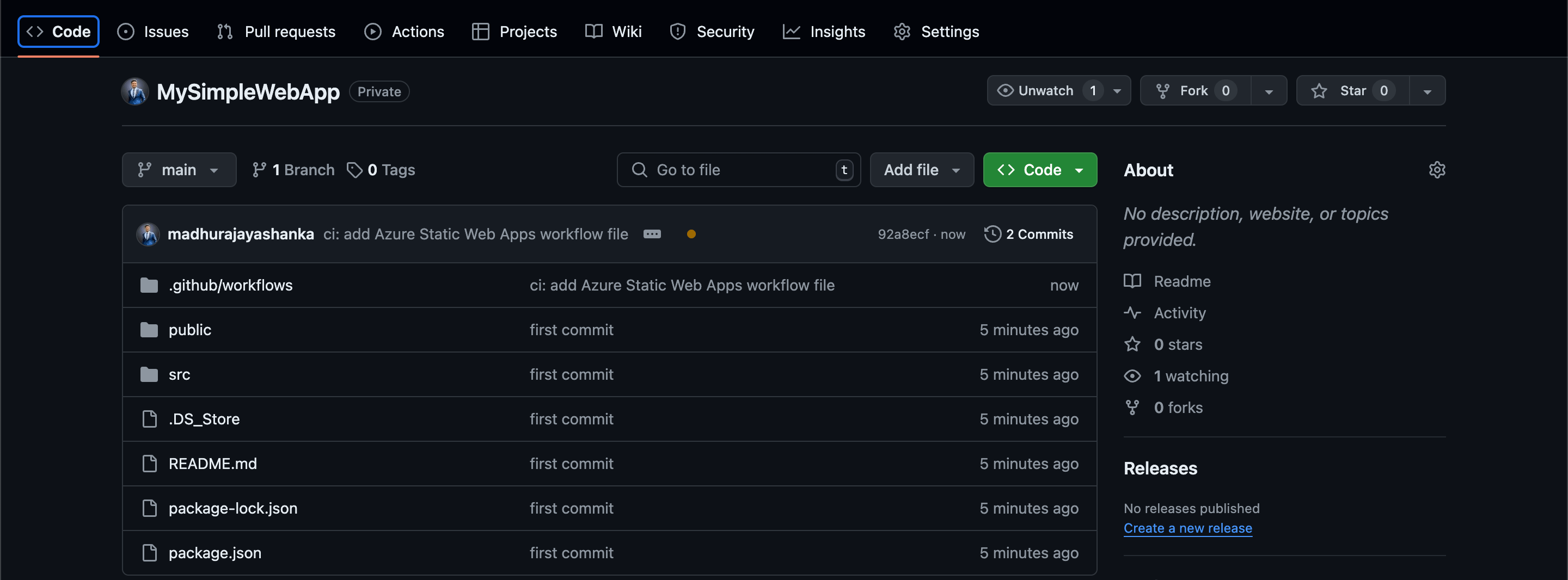 Monitoring deployment status in GitHub