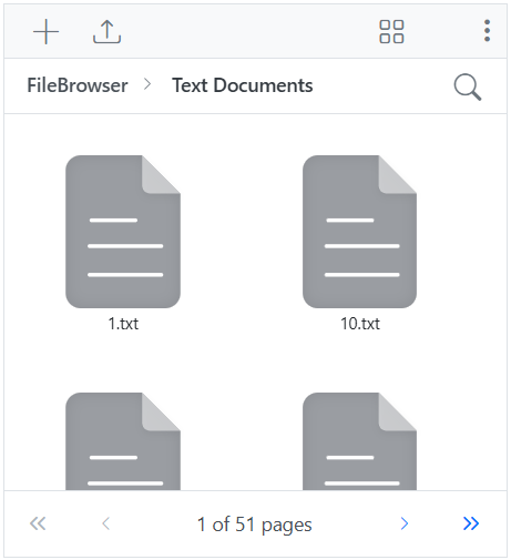 Responsive Layout in Blazor File Manager