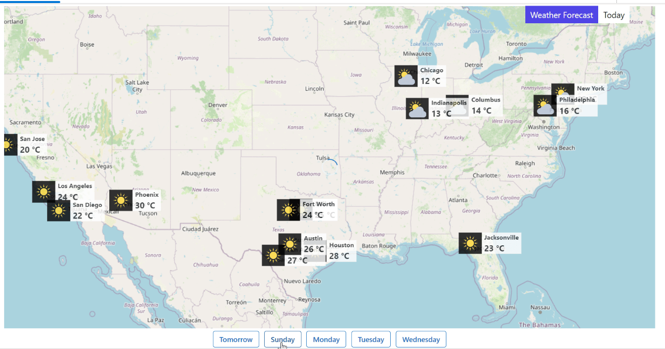 Smart React Maps component