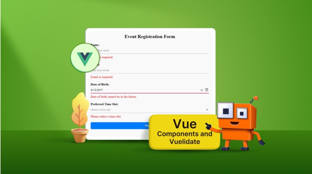 Integrating Syncfusion Vue Form Components and Vuelidate