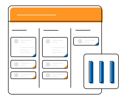 Columns in WinUI Kanban Board