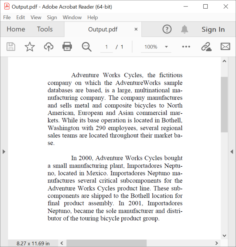 Hyphenation in Word to PDF conversion