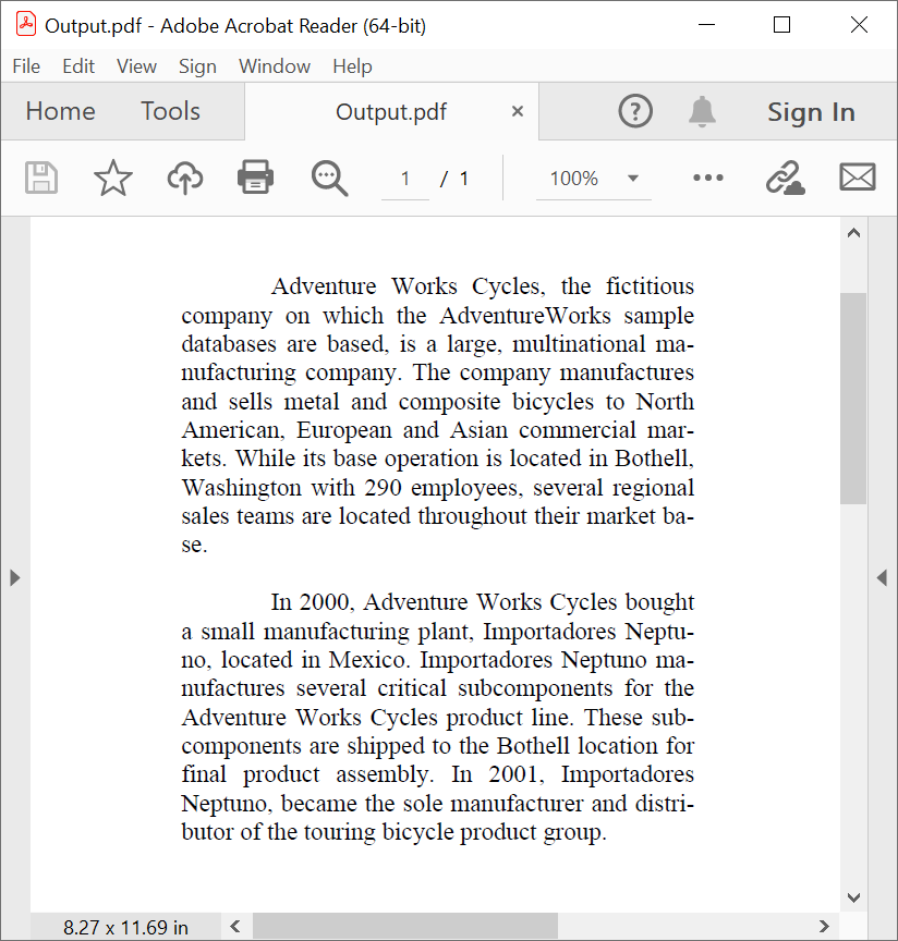 Hyphenation in Word to PDF conversion