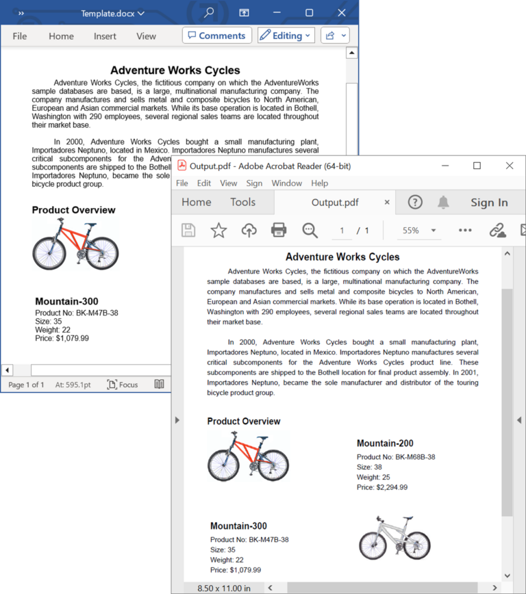 Using alternate fonts without installation in Word to PDF conversion