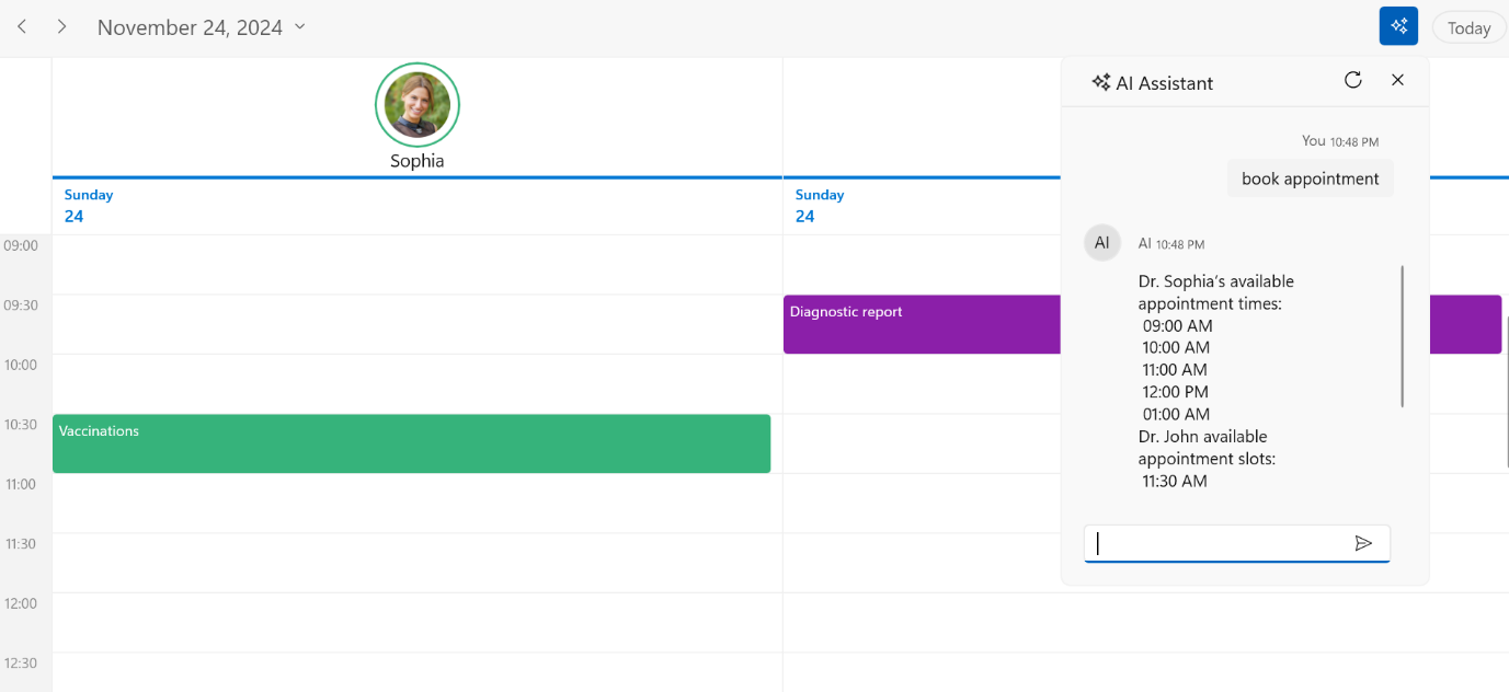 Designing the WinUI AI Assistant Chatbot