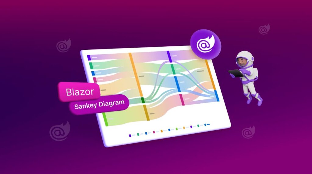 Easily Visualize Complex Data Flows With Blazor Sankey Diagram