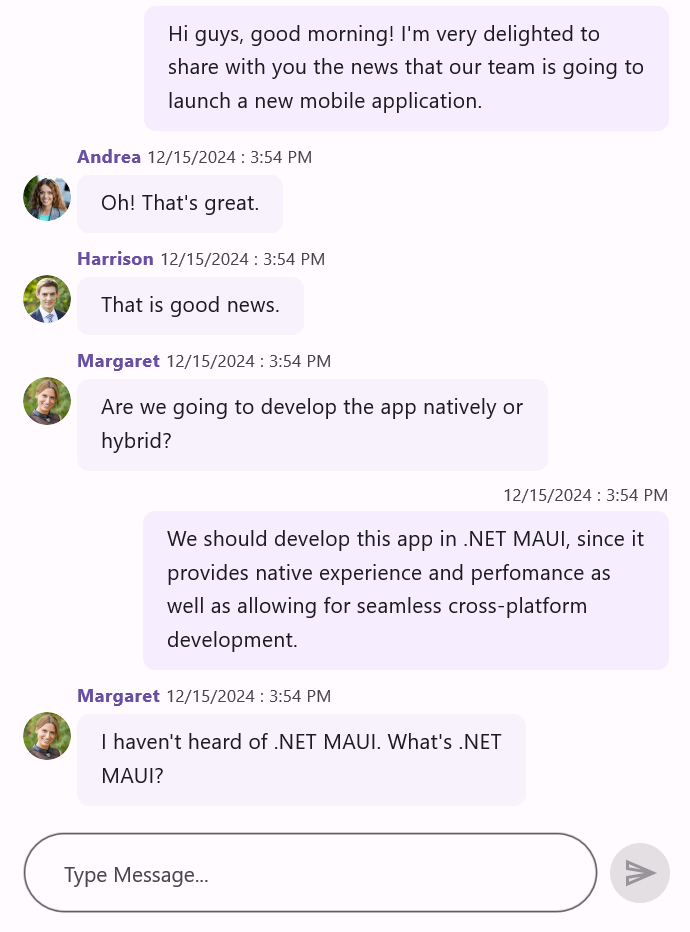 Building a robust chat app using the .NET MAUI Chat control and Firebase Realtime Database