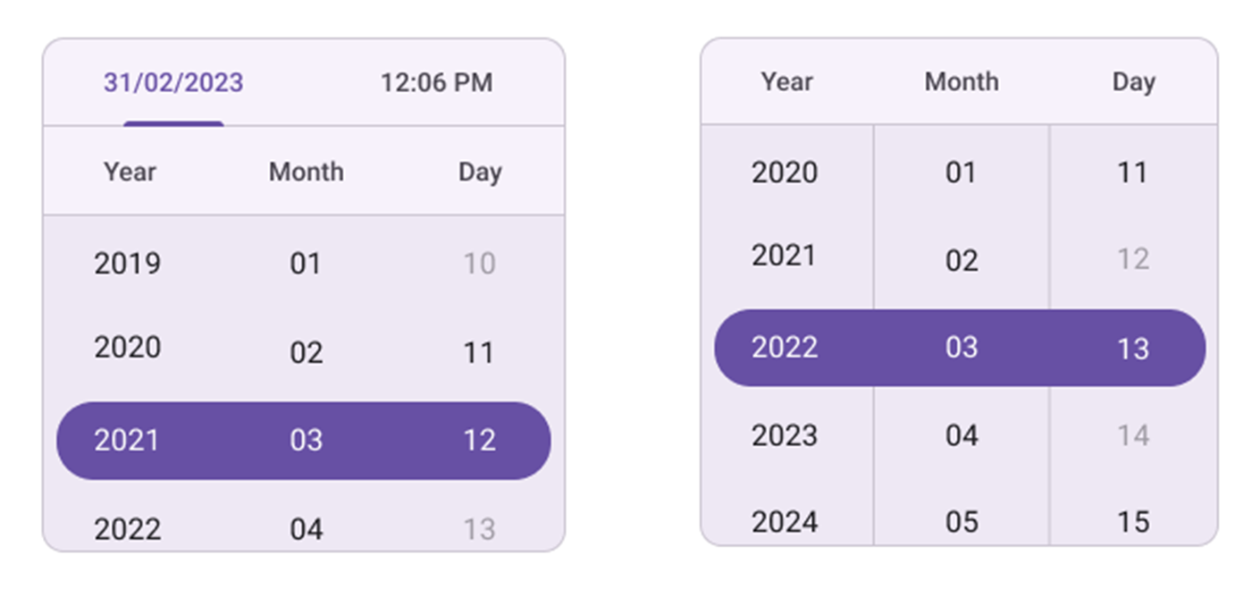 New features added in .NET MAUI Date Time Picker and Date Picker controls