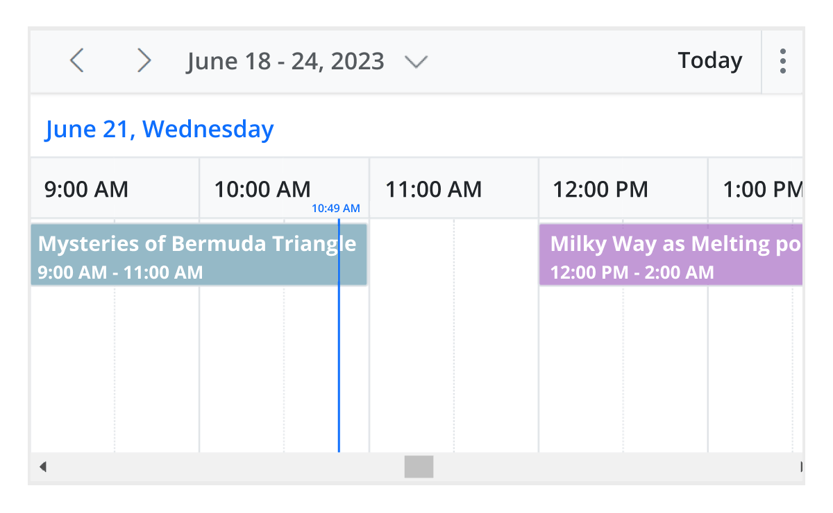 JavaScript Scheduler | JS Event Calendar | Syncfusion