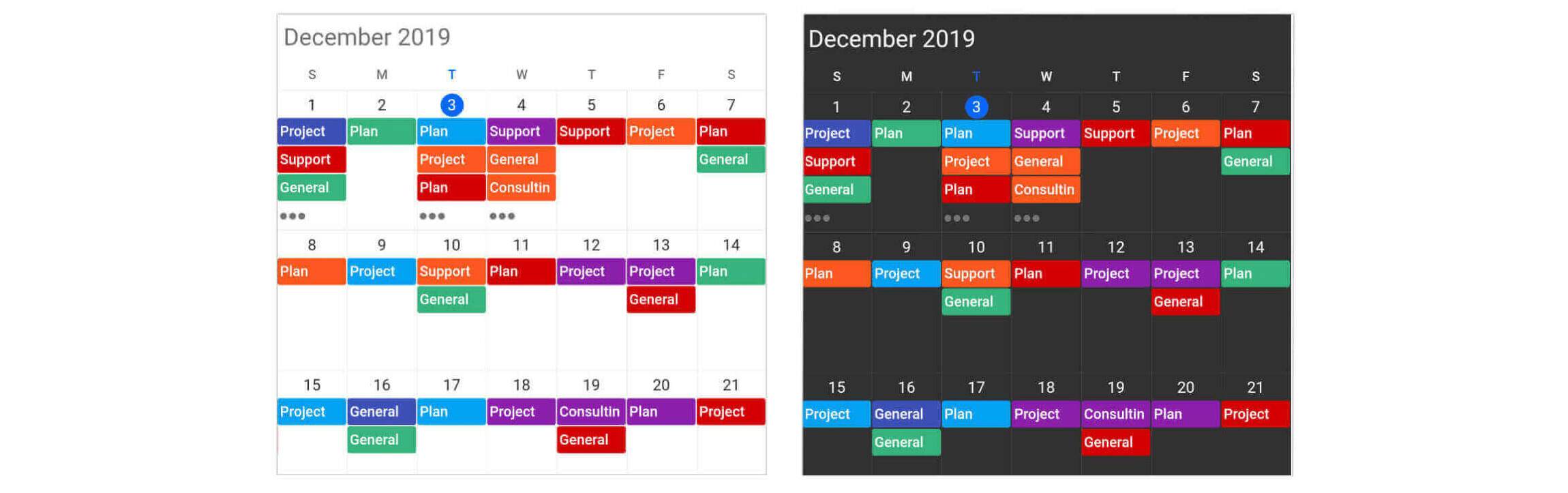 Flutter Calendar Display & Select Special Dates Syncfusion