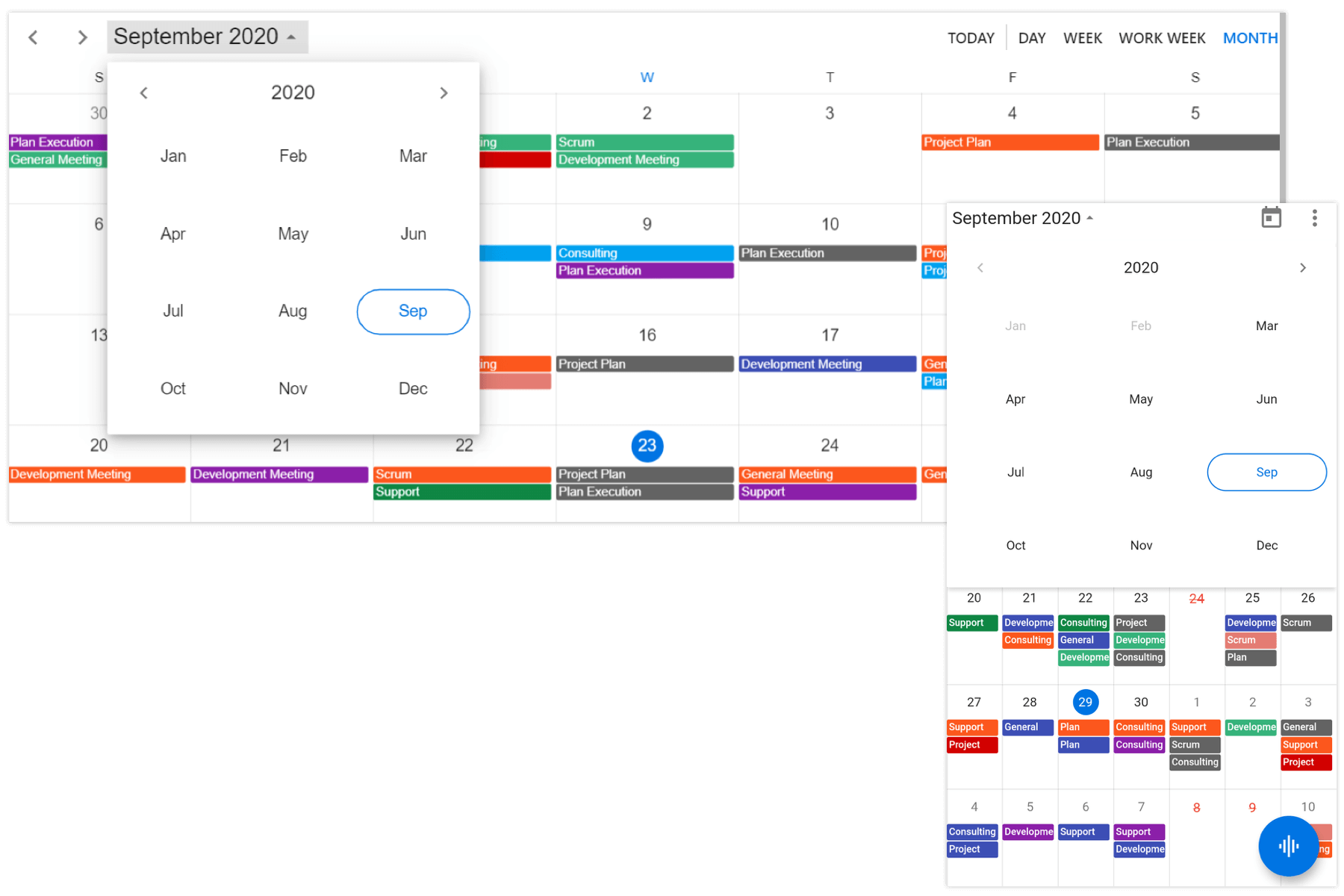 Flutter Calendar Display & Select Special Dates Syncfusion