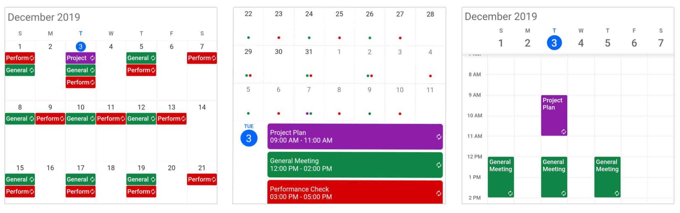 Flutter Calendar Display & Select Special Dates Syncfusion