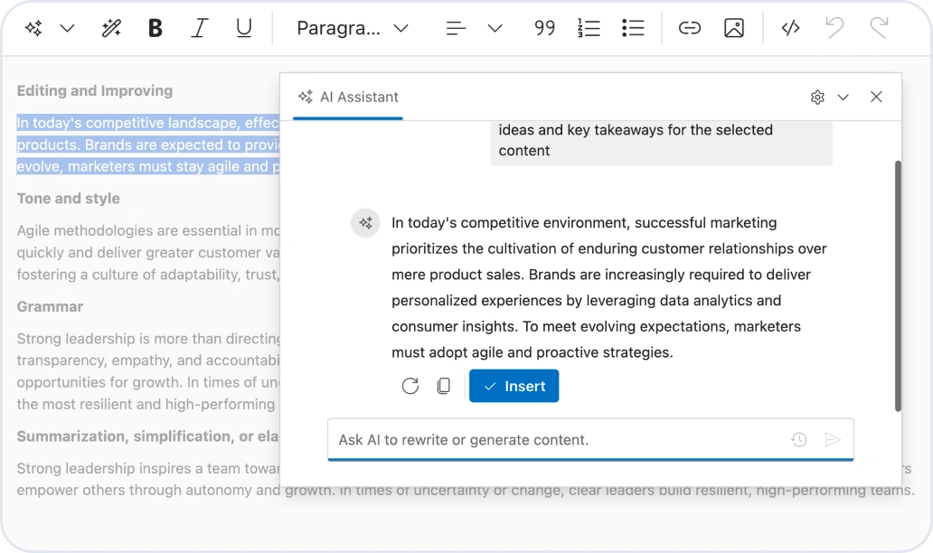 Streaming AI Responses in AI AssistView