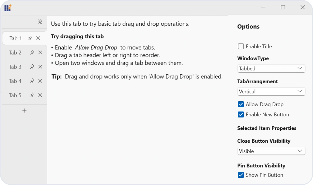 New Chart Wizard Component