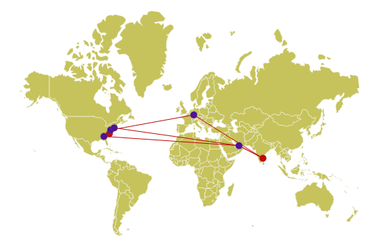 jQuery Maps Control | Interactive Maps Widget | Syncfusion