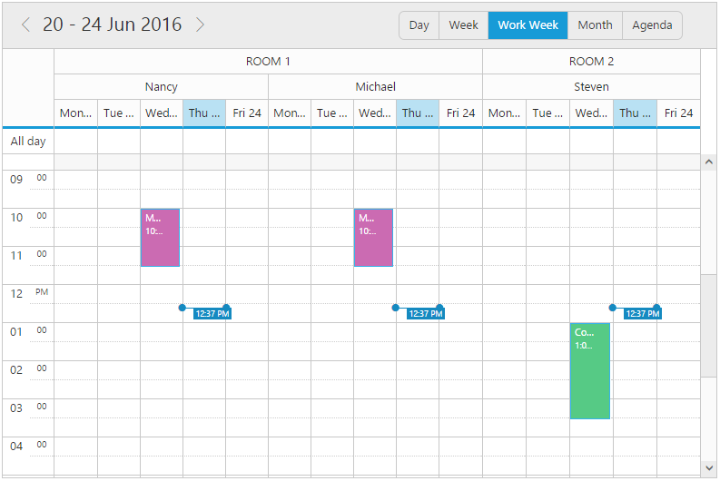 Scheduler Control for JSP | Event Calendar | Syncfusion