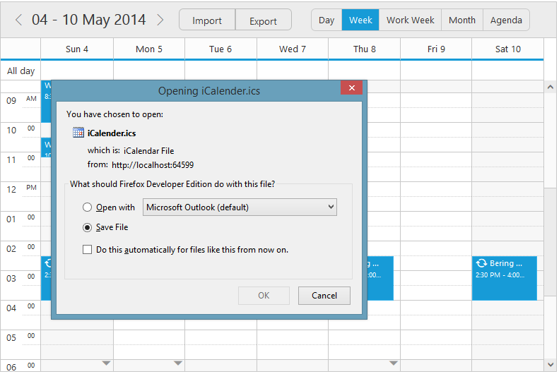 Scheduler Control for PHP | Event Calendar | Syncfusion