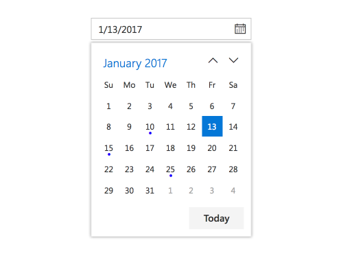 React DatePicker Component | Customized DateInput | Syncfusion