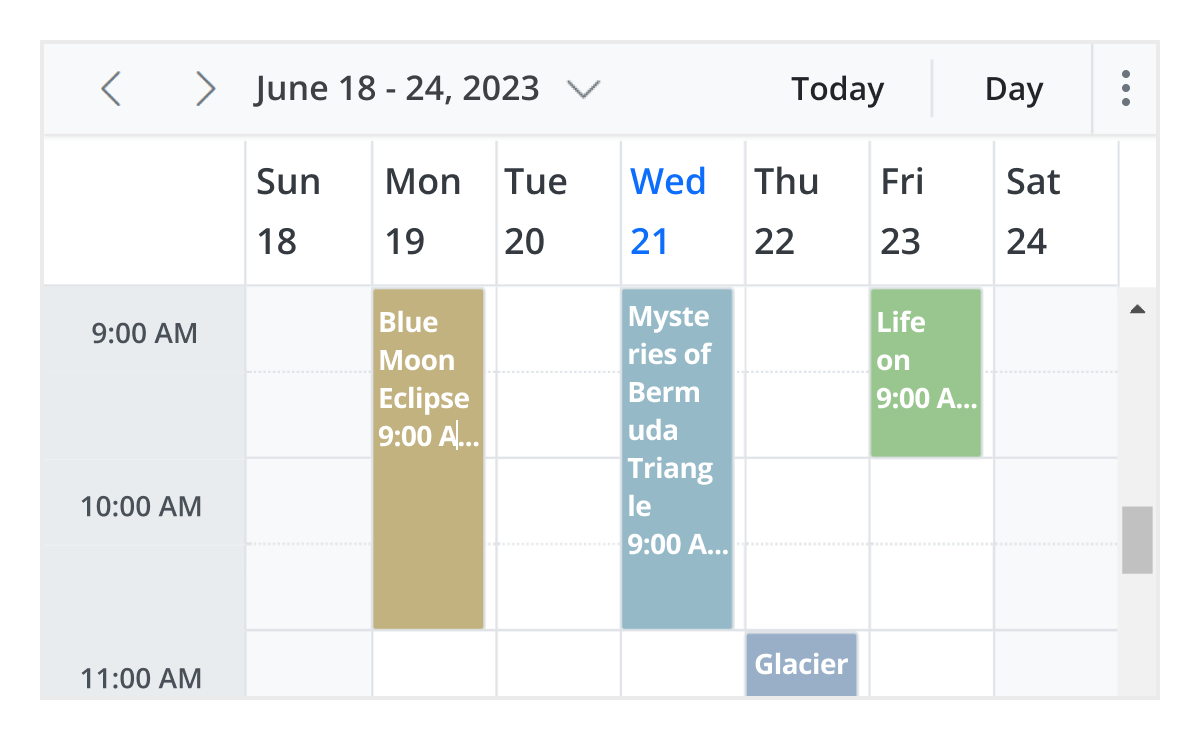 Vue Scheduler Component Vue Event Calendar Syncfusion