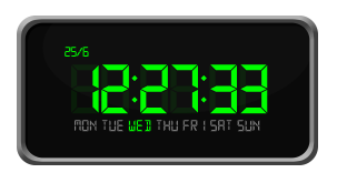 Digital Clock Control for Windows Forms | Syncfusion