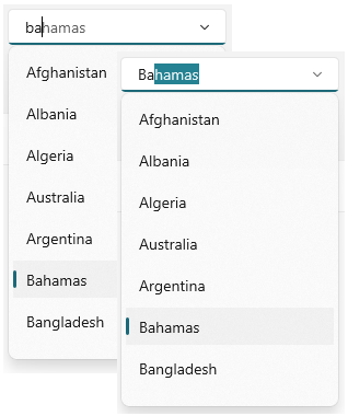 WinUI ComboBox | Multi-Select and Editable ComboBox | Syncfusion