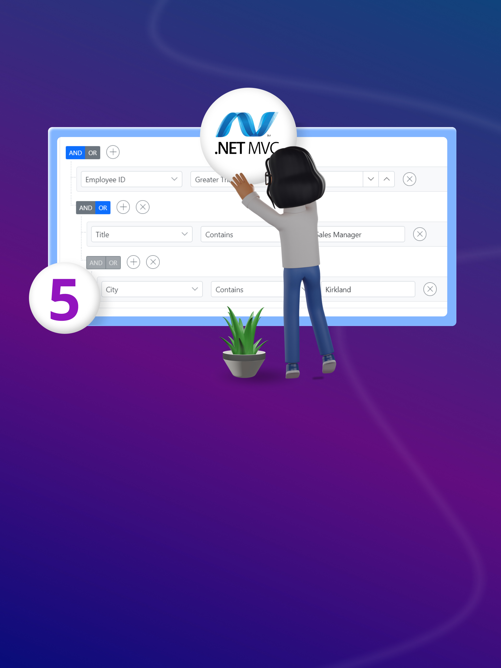 Explore 5 key features of ASP.NET MVC Query Builder