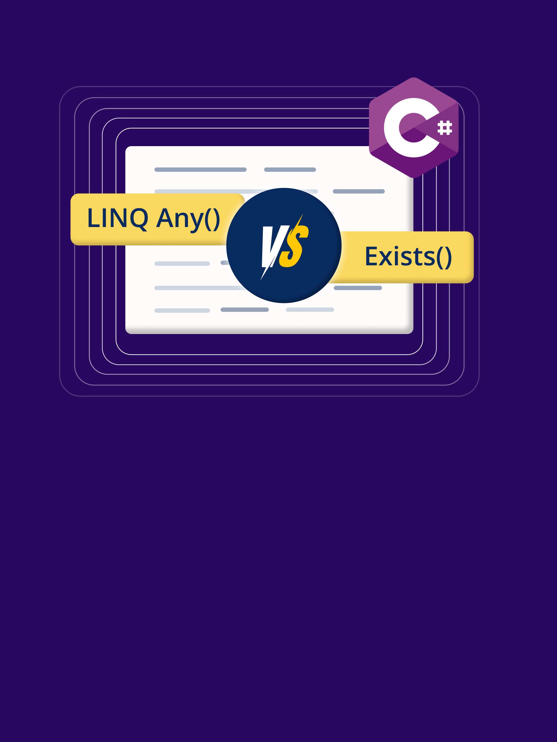 LINQ Any() vs-compressed